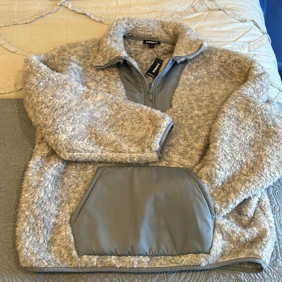 EXPRESS Half Zip Pullover - Picture 6 of 12
